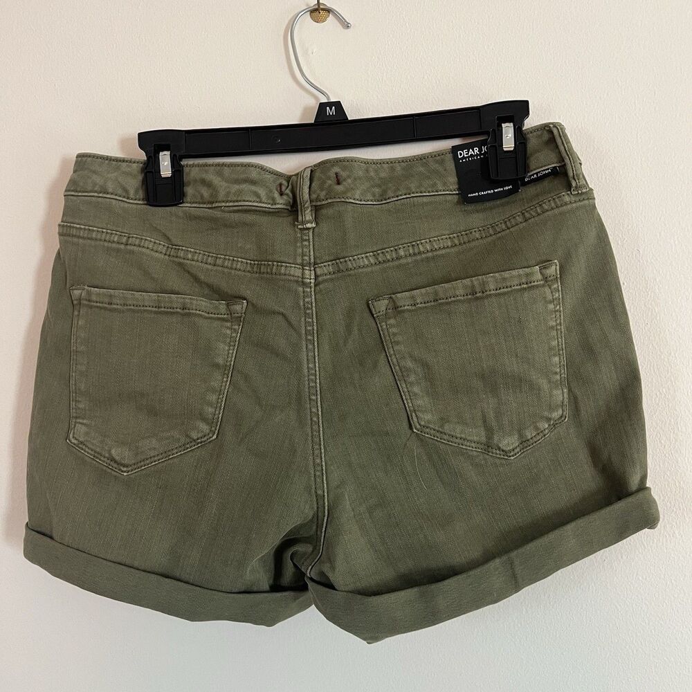 Dear John Denim Shorts Women’s 29 Dry Basil Green Stitch Fix NWT Cuffed Twill - Picture 7 of 11